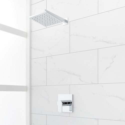 Signature Hardware 953889 Hibiscus Pressure Balanced Shower System with Shower Head, Shower Arm, and Valve Trim - Chrome