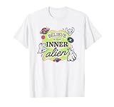 Disney Lilo & Stitch Believe In Your Inner Alien Retro Logo T-Shirt