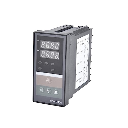 NGBFF Termostato Inteligente, Termostato Digital REX-C400, Controlador de Temperatura PID Ther Mostat (Salida SSR), termopar K 40A relé SSR,para el hogar(REX-C400VAN)