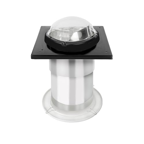 QUARK.UNO Tubo Solar de Luz Natural Iluminación Interior tejado plano (Ø 24cm.)