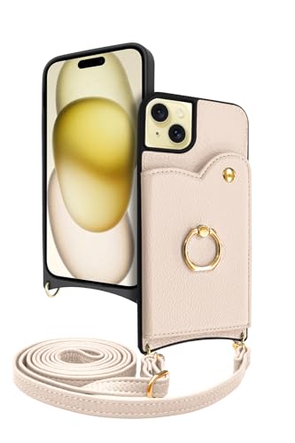 �V�Y�J�E�B�� iPhone 15 Plus �p �P�[�X �V�����_�[ �J�o�[ �V�����_�[�X�g���b�v �A�C�t�@���f5 �V�����f�B�[ �t���[�� 1���� �A�b�V�����[�Y