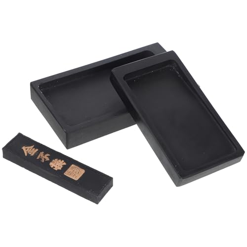 NUOBESTY 寸 寸天然石墨盤 携帯便利 書道練習 小学生男子習字用 伝統新年対聯 多用途書画用品