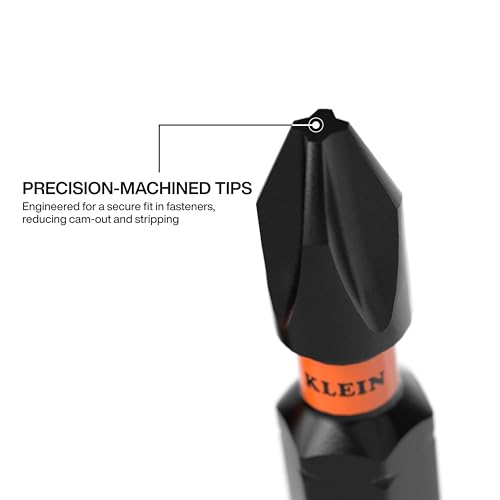 Image of Klein Tools 33801B 21-Piece Impact Driver Bit Set, Impact-Rated Alloy Steel, Precision Machined, MODbox Compatible Storage Case, Professional Tool Kit