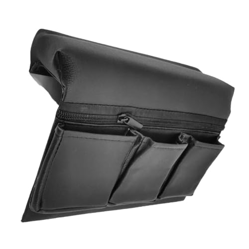 JECOMPRIS Car Door Side Storage Pocket: Leather Window Armrest Bag Black Car Door Window Armrest Pad Universal Interior Accessories