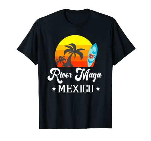 Riviera Maya México Beach Tourist Souvenir Viajes de vacaciones Camiseta
