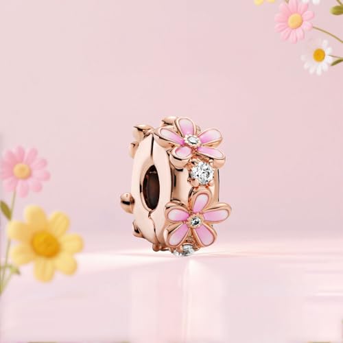 Annmors Rose Gold Charms for Bracelets 925 Sterling Silver Dangle for Women Bracelet & Necklace Pendant2