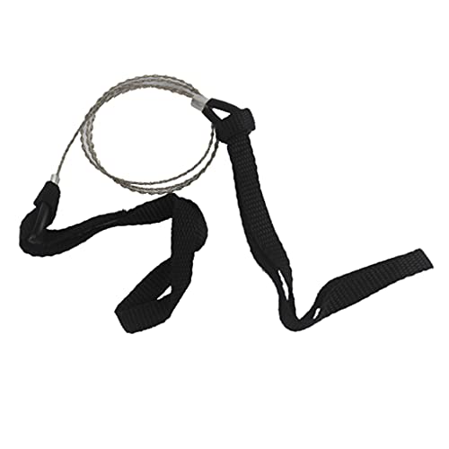 OVERTOYOU 28 In/ 72cm Wire Saw Rope Chain Saw Emergent Survival Camp Hike Outdoor Hunt Hand Tool Fretsaw Bushcraft Kit, As the Picture Shows