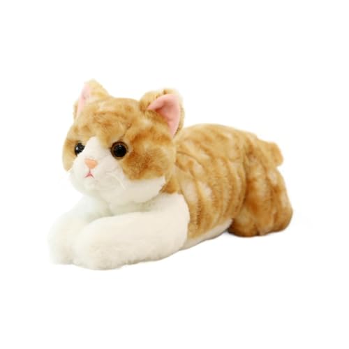 YAKINOぬいぐるみ 動物 アニマル ふわふわ もこもこ おもちゃ ファーストトイ 贈り物 ギフト 黒猫 白猫 猫 ネコ 茶トラ 三毛猫 抱き枕 ぬいぐるみ クッション 猫 ネコ 添い寝枕 出産祝い ニューボンフォト お誕生日プレゼント (70cm,A)