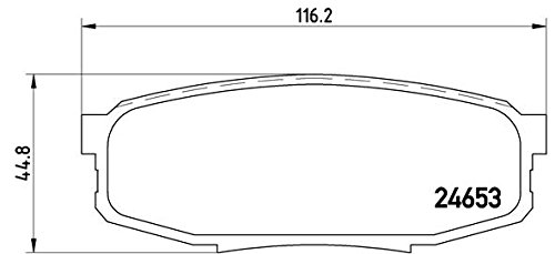 0 986 494 255 BOSCH BP1127 Remblokken Low-Metallic