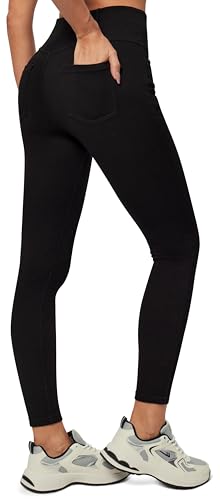 Image of Heathyoga Yoga Pants with Pockets Extra Soft Leggings with Pockets for Women Non See-Through High Waist Workout Leggings