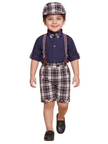 Image of AJ DEZINES Kids Clothing Shirt Short Set For Boys