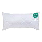 Atmungsaktives Material: Unsere Kissen sind aus 3D-Polyester-Mikrofaser gefertigt, die eine ausgezeichnete Luftzirkulation ermöglicht, sodass Sie die ganze Nacht über ein angenehmes Schlafklima genießen können.