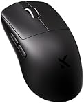 MCHOSE L7 Ultra+ Wireless Gaming Mouse, Ultra-Lightweight, Ergonomic Mouse with 42K DPI, PAW3950, Optical Switch, 20000 FPS, Dual 8K Polling and 7 Programmable Buttons, 3-Mode Connect, PC/Mac - Black