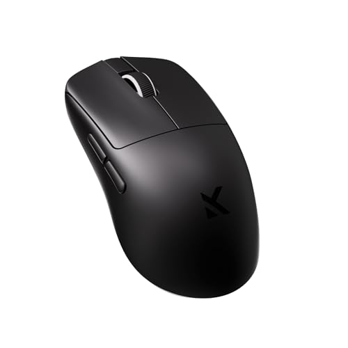 MCHOSE L7 Ultra+ Wireless Gaming Mouse, Lightweight 48g, Ergonomic Mouse with 42K DPI, PAW3950, Optical Switch, 20000 FPS, Dual 8K Polling and 7 Programmable Buttons, 3-Mode Connect, PC/Mac - Black