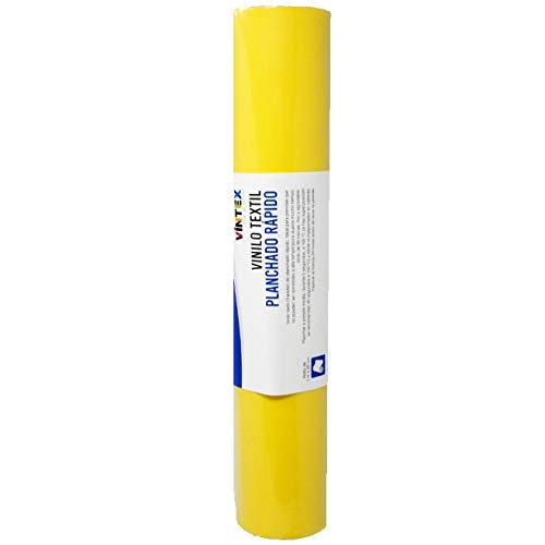 Vinilo textil de planchado rápido (Limón)