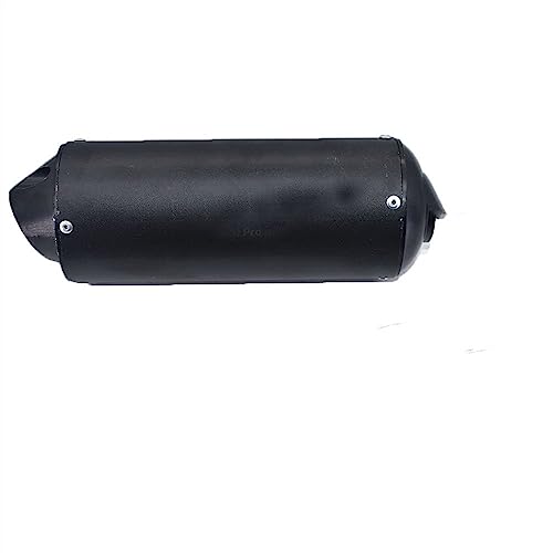 Tuyau de pointe de silencieux d'échappement 28mm noir pour système d'échappement pit bike