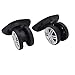 Luggage Wheel Replacement, Luggages Replacement Wheels, 1 Pair Luggage Wheels Suitcase Casters Repalcement Double Row Wheels