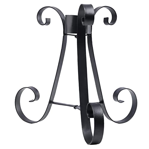 Vcuteka Gazing Ball Stand, Metal Gazing Globe Stand For 10-12 Inch Garden Gazing Globe, Indoor/Outdoor Display Stand Décor Accessories, Black 11.5" H #TOP7