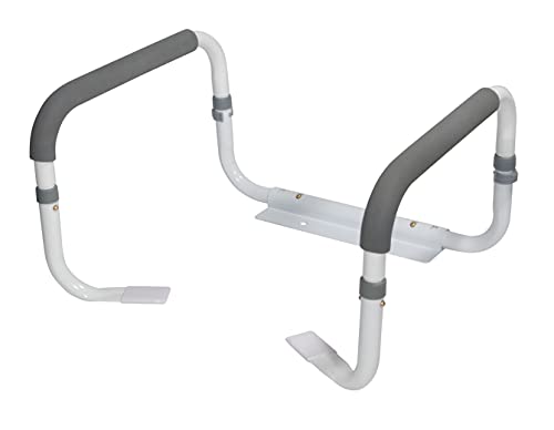 Drive Medical RTL12087 Bathroom Grab Bar for Toilets, White by Drive Medical - Used condition - US$21.80
