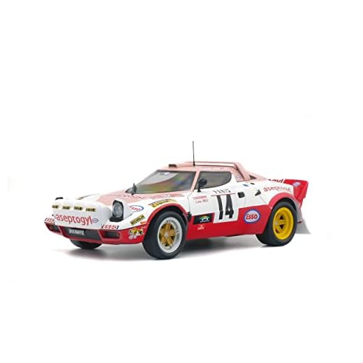 Solido, 1977 Lancia Stratos Rally Montecarlo - Maqueta de Coche Escala, 1:18