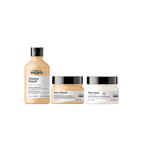 L'Oréal Professionnel Kit Absolut Repair - Shampoo para reparação de danos 300ml + Máscara de trata
