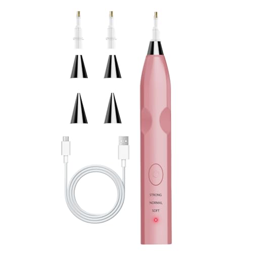 Gem Dot Pen,3段階調整可能 電動ドットペン ビーズアート用替え芯付き | コードレス充電式 コースター アクセサリー キーホルダー 刺繍フレーム手芸作品制作キット