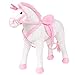 vidaXL Plüschtier Stehend Einhorn XXL Plüschspielzeug Stofftier Kuscheltier