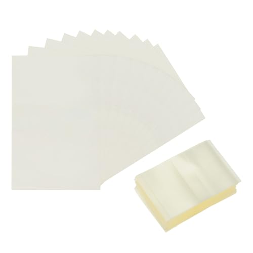 QUARKZMAN 200 Piezas Bandas Retráctiles 45 * 30mm PVC Transparente Perforado Bandas Retráctiles para Botellas Sellado de Frascos para Botellas de Gotero Frascos de Tubo de Ensayo