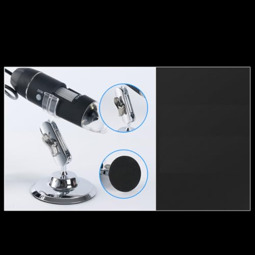 Evita imágenes borrosas usando el microscopio digital USB Healeved con soporte estable 4