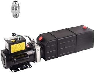 Doppy Hydraulic Pump 16 Quart, 4 Gallon Hydraulic Power Unit 220V 2HP 3450 RPM Single Phase Electric Hydraulic Car Lift Pump for Dump Trailer Car Lifting & Industrial