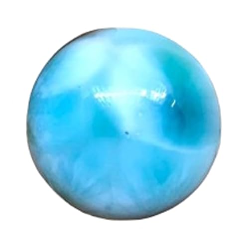 Larimar naturel rond 18mm cabochon bleu en vrac pour création de bijoux DIY
