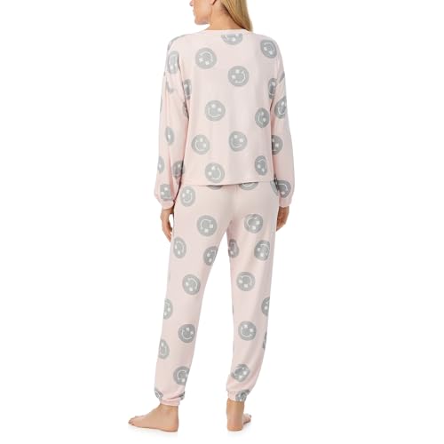 kate spade new york Pajamas for Women 2 Piece Set, Cozy Cotton Blend Sweater Knit Long Sleeve and Pant Lounge Set3