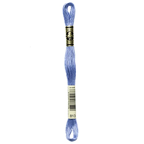 Image of DMC 6-Strand Embroidery Cotton Floss, Light Blue