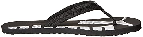 Puma Unisex Flip Flop Open Toe Sandals, Black (Black-White), 9 Us Women #TOP5