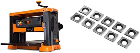 WEN 15-Amp 13-Inch Spiral Benchtop Thickness Planer and Jointer Blade Set
