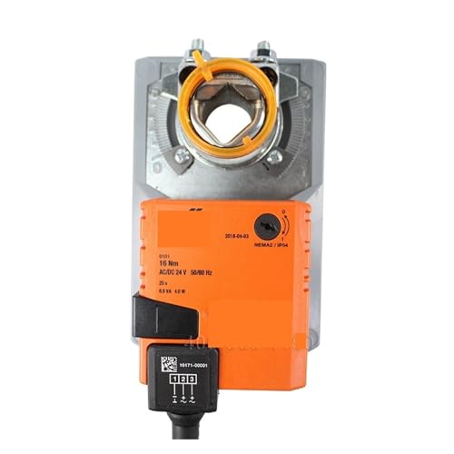 UOUOBEAR Actuador de compuerta de Aire Actuador de compuerta eléctrica, Controlador de compuerta SMD24A, válvula eléctrica rápida