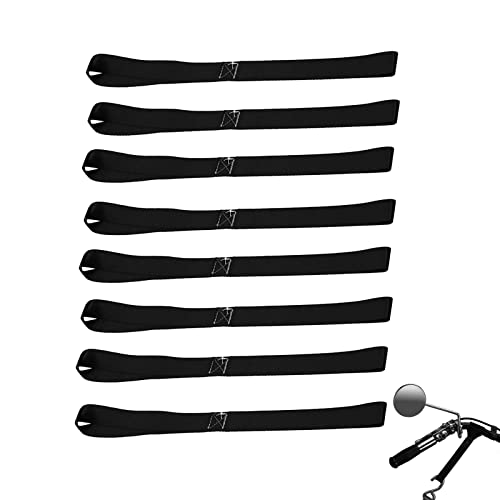 8 sangles arrimages,46 cm de sangles d'arrimage,pneus de sangle d'arrimage de moto,cliquet sangle pour le transport de motos, vélos, motos de plage Cover