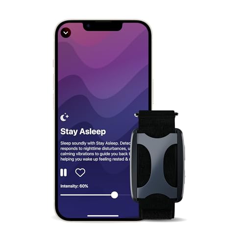 Apollo Neuro Wearable & 12-Month SmartVibes AI Membership - Sleep Aid & Stress Relief Device (Stealth)