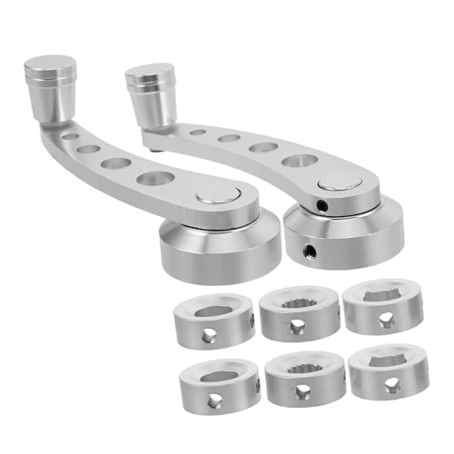LALADEFIEE Ergonomic Grip Car Door Window Crank Handle Aluminum Car Window Cranks Replacement for Vehicles