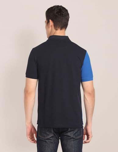Image of U.S. Polo ASSN. Pattern Slim Fit Polo T Shirts for Men - 100% Cotton, Half Sleeves Mens Tshirt