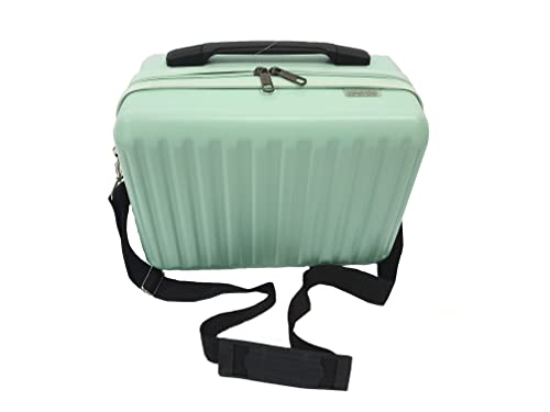 Frasqueira Mão Maleta Viagem Maquiagem Cosmetico Original (Grande, Verde)