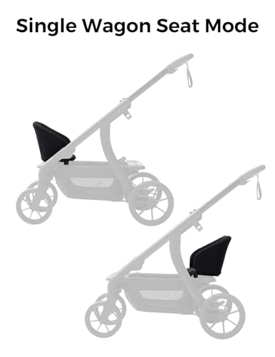 Image of Momcozy Baby Stroller Wagon Seat Only | Extra Wagon Seat Attachment for ChangeGo Stroller | Safety Harness | Easy Install