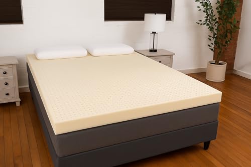 Talalay Latex Mattress Topper - Firm - 2' - Queen