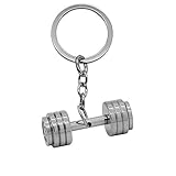 Material: Edelstahl tumundo Schlüssel-Anhänger Hantel Box-Handschuh Gewicht Fitness Bodybuilding Schlüsselring Autoschlüssel Accessoire, Variante:Modell 9