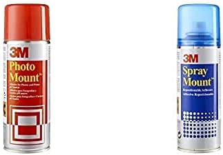 3M PhotoMount Permanent When Dry Spray Adhesive 1 Can 200 ml