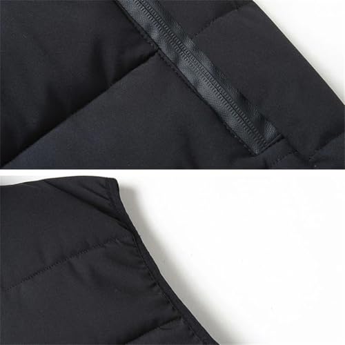 Mens Down Vest Loose Sleeveless Jackets Outerwear2