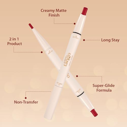 Image of Glam21 Two To Tango Lip Liner + Lipstick Duo |Non-Transfer | 16hrs Long Stay | Creamy Matte Finish| Super-glide formula | Non-drying |For Sensational lip look, Berry Slush-17