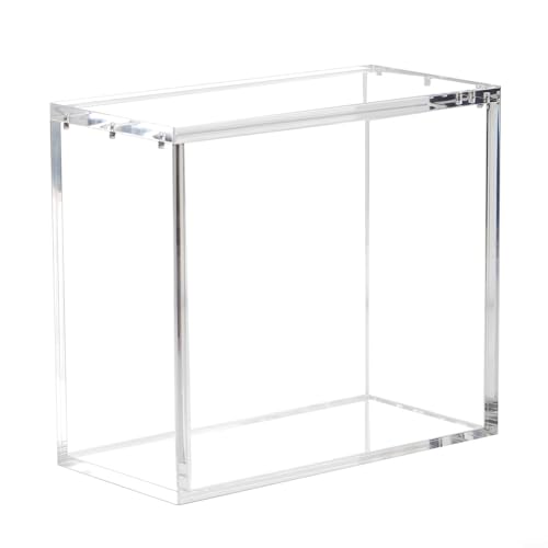 EffiFish Vitrine magnétique en acrylique, pour boîte booster TCG, boîte de rangement empilable transparente de 4 mm d'épaisseur, protection contre la poussière et l'humidité, pour collectionneurs ou