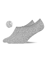Snocks Stoppersocken Herren 2er Pack Haussocken Herren (43-46, 2x Grau)