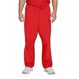 ScrubZone Unisex Scrub Pant, Red, 4X-Large